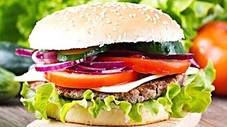 what's the healthiest fast food burger