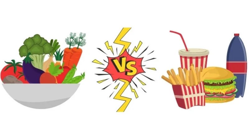 Organic VS Fast Food