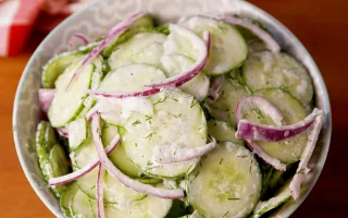 Adrienne's Cucumber Salad