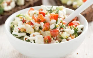 bbq cottage cheese salad