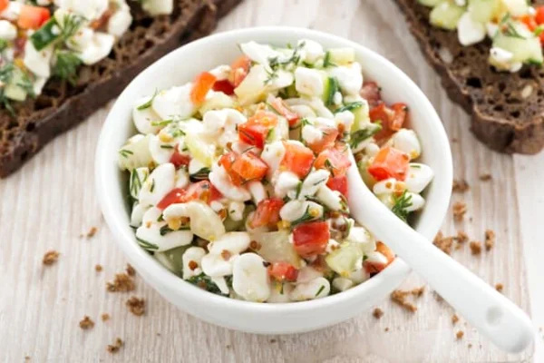 BBQ Cottage Cheese Salad