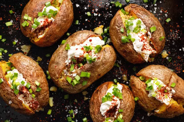 how to reheat baked potatoes