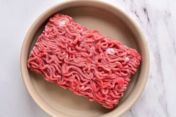 how to defrost ground beef