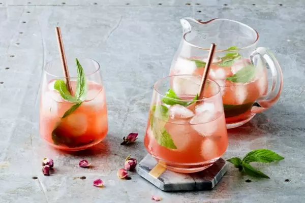 Rose Infused Iced Tea