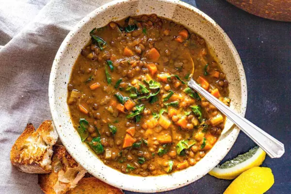 Aladdin's Lentil Soup Recipe: Middle Eastern Mastery - Naznin's Kitchen