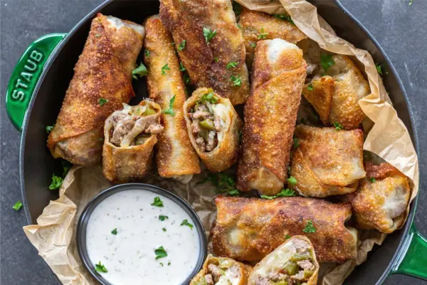 Philly Cheesesteak Egg Rolls Dipping Sauce Recipe