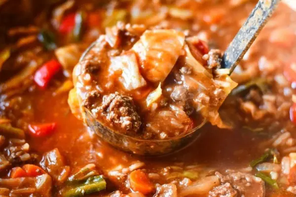 shoney's cabbage beef soup recipe