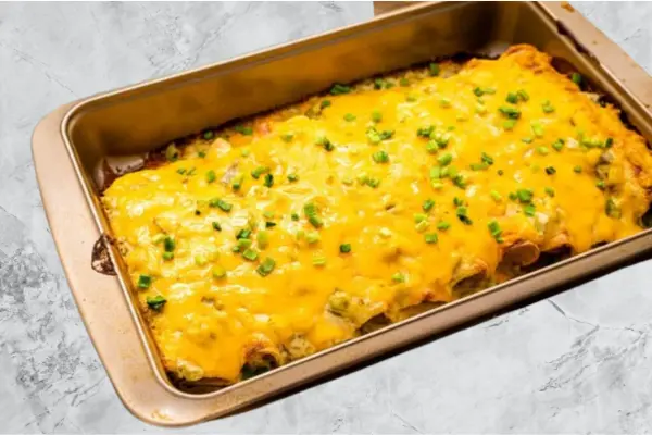 Creamy Crack Chicken Enchiladas Recipe