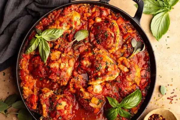 le creuset chicken cacciatore recipe