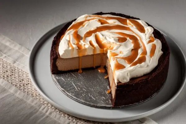 Sumptuous Espresso Infused Biscuit And Cream Cheese Cake