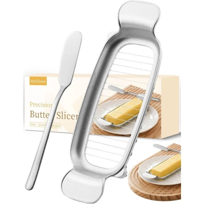 Stainless Steel Butter Cutter with Butter Knife