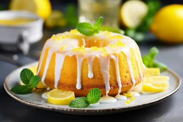 Zesty Lemon Pound Cake With Lemon Glaze