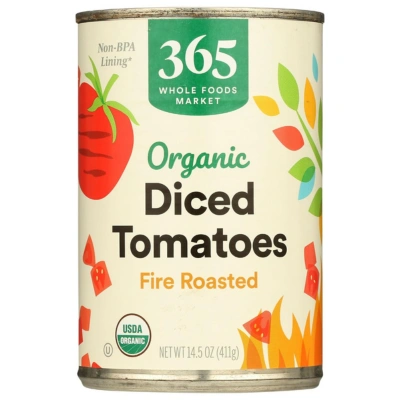 Organic Diced Fire Roasted Tomatoes