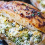 Broccoli Stuffed Chicken Breast