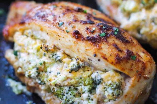 Broccoli Stuffed Chicken Breast