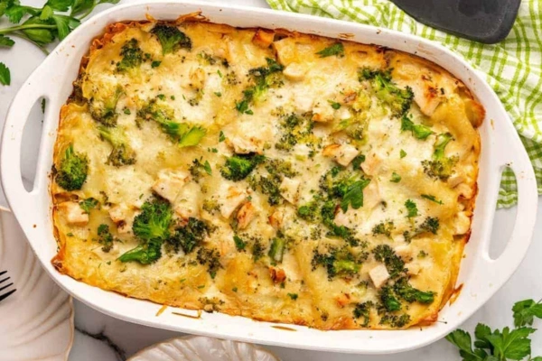 Chicken And Broccoli Lasagna