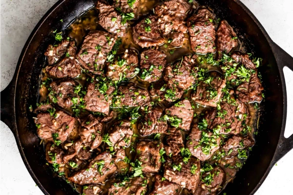 Steak Bites With Garlic Butter