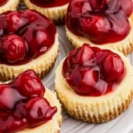 Mini Cherry Cheesecakes